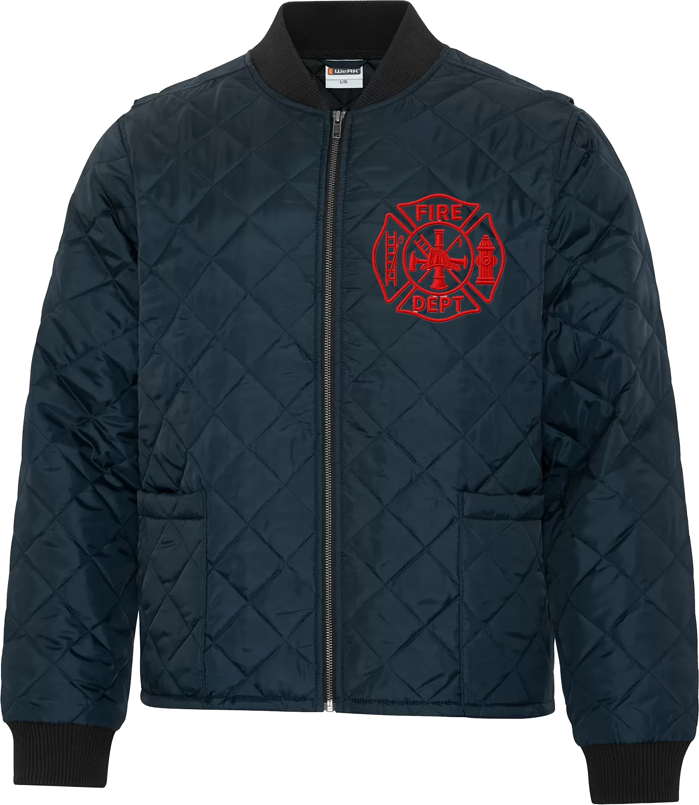 Navy Freezer Jacket Front