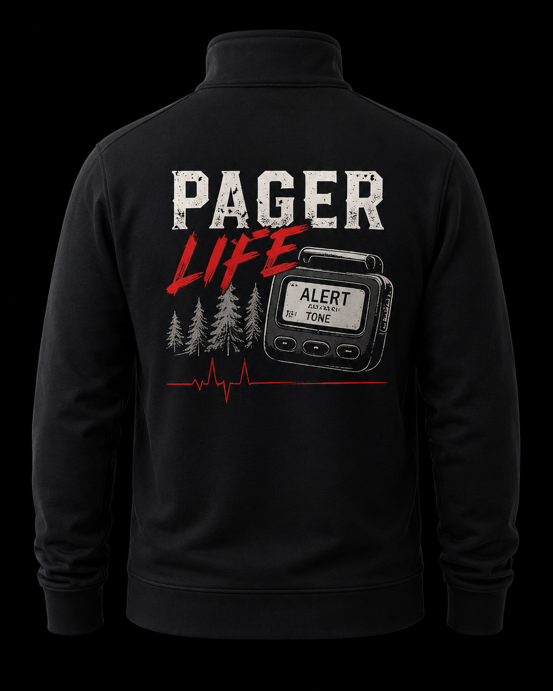 Pager Life Quarter Zip